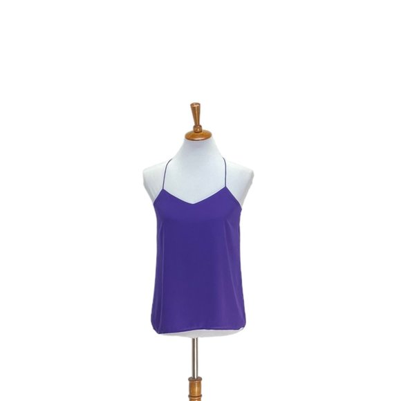 Express Womens Reversible Barcelona Cami Top Purple Size S Flowy - Picture 1 of 12